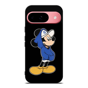 NEW YORK YANKEES MICKEY MOUSE BLACK Google Pixel 9 Case Cover NEW YORK YANKEES MICKEY MOUSE BLACK Google Pixel 9 Case Cover