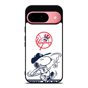 NEW YORK YANKEES SNOOPY BADGE Google Pixel 9 Case Cover NEW YORK YANKEES SNOOPY BADGE Google Pixel 9 Case Cover