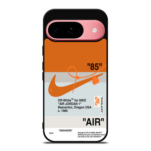 NIKE AIR JORDAN 1 OFF WHITE ORANGE Google Pixel 9 Case Cover NIKE AIR JORDAN 1 OFF WHITE ORANGE Google Pixel 9 Case Cover