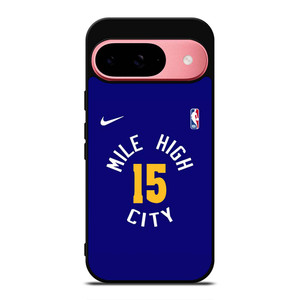 NIKOLA JOKIC MILE HIGH CITY BASKETBALL Google Pixel 9 Case Cover NIKOLA JOKIC MILE HIGH CITY BASKETBALL Google Pixel 9 Case Cover