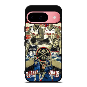 NIKOLA JOKIC X JAMAL MURRAY DENVER NUGGETS Google Pixel 9 Case Cover NIKOLA JOKIC X JAMAL MURRAY DENVER NUGGETS Google Pixel 9 Case Cover