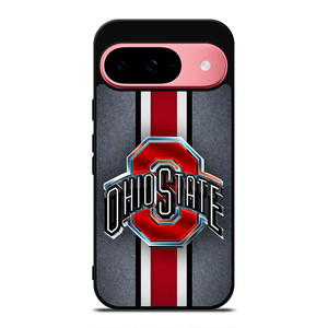 OHIO STATE BUCKEYES METAL LOGO Google Pixel 9 Case Cover OHIO STATE BUCKEYES METAL LOGO Google Pixel 9 Case Cover