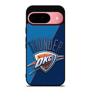 OKLAHOMA CITY THUNDER BASKET EMBLEM Google Pixel 9 Case Cover OKLAHOMA CITY THUNDER BASKET EMBLEM Google Pixel 9 Case Cover