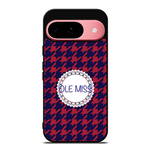 OLE MISS REBELS FOOTBALL PATTERN Google Pixel 9 Case Cover OLE MISS REBELS FOOTBALL PATTERN Google Pixel 9 Case Cover