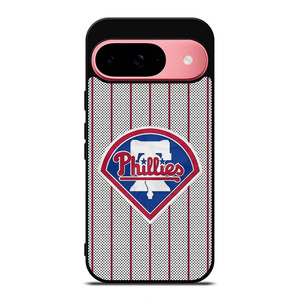 PHILADELPHIA PHILLIES CARBON LOGO Google Pixel 9 Case Cover PHILADELPHIA PHILLIES CARBON LOGO Google Pixel 9 Case Cover