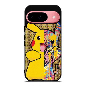 PIKACHU POKEMON ABSTRACT ART Google Pixel 9 Case Cover PIKACHU POKEMON ABSTRACT ART Google Pixel 9 Case Cover