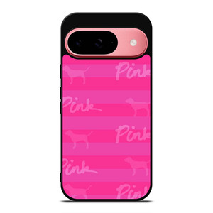 PINK NATION LUXE DOG STRIPE Google Pixel 9 Case Cover PINK NATION LUXE DOG STRIPE Google Pixel 9 Case Cover