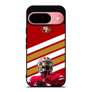 SAN FRANCISCO 49ERS STRIPE LOGO Google Pixel 9 Case Cover SAN FRANCISCO 49ERS STRIPE LOGO Google Pixel 9 Case Cover