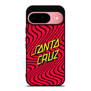 SANTA CRUZ SKATEBOARD WAVY RED Google Pixel 9 Case Cover SANTA CRUZ SKATEBOARD WAVY RED Google Pixel 9 Case Cover