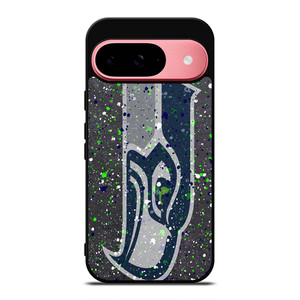 SEATTLE SEAHAWKS SPLASHED LOGO Google Pixel 9 Case Cover SEATTLE SEAHAWKS SPLASHED LOGO Google Pixel 9 Case Cover