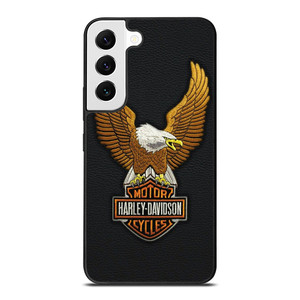 HARLEY DAVIDSON MOTORCYCLES LEATHER EMBOSS Samsung Galaxy S22 Case Cover HARLEY DAVIDSON MOTORCYCLES LEATHER EMBOSS Samsung Galaxy S22 Case Cover