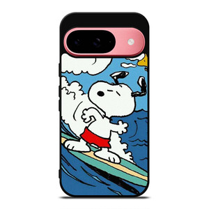 SNOOPY THE PEANUTS SURFING CARTOON Google Pixel 9 Case Cover SNOOPY THE PEANUTS SURFING CARTOON Google Pixel 9 Case Cover