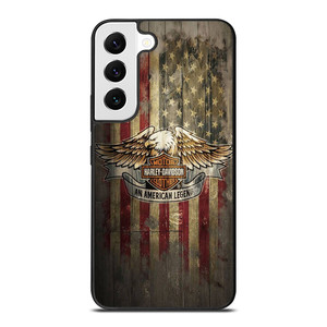 HARLEY DAVIDSON MOTORCYCLES USA WOOD LOGO Samsung Galaxy S22 Case Cover HARLEY DAVIDSON MOTORCYCLES USA WOOD LOGO Samsung Galaxy S22 Case Cover