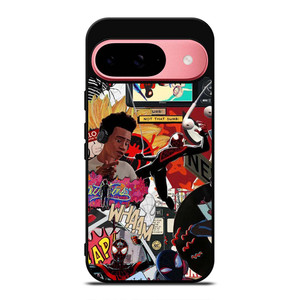 SPIDER-MAN MILES MORALES COLLAGE Google Pixel 9 Case Cover SPIDER-MAN MILES MORALES COLLAGE Google Pixel 9 Case Cover