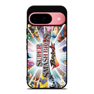 SUPER SMASH BROSH BRAWL LOGO Google Pixel 9 Case Cover SUPER SMASH BROSH BRAWL LOGO Google Pixel 9 Case Cover