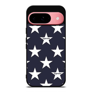 SUPREME STARS PATTERN Google Pixel 9 Case Cover SUPREME STARS PATTERN Google Pixel 9 Case Cover