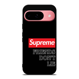 SUPREME STRANGER THINGS FRIENDS DONT LIE Google Pixel 9 Case Cover SUPREME STRANGER THINGS FRIENDS DONT LIE Google Pixel 9 Case Cover