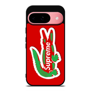 SUPREME X LACOSTE SYMBOL Google Pixel 9 Case Cover SUPREME X LACOSTE SYMBOL Google Pixel 9 Case Cover