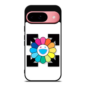 TAKASHI MURAKAMI SMILEY FLOWER OFF WHITE Google Pixel 9 Case Cover