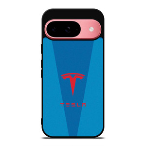 TESLA BLUE LOGO Google Pixel 9 Case Cover TESLA BLUE LOGO Google Pixel 9 Case Cover