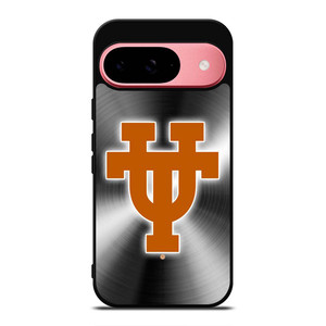 TEXAS LONGHORNS METAL LOGO Google Pixel 9 Case Cover TEXAS LONGHORNS METAL LOGO Google Pixel 9 Case Cover