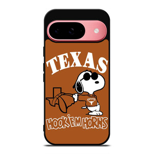 TEXAS LONGHORNS SNOOPY CARTOON Google Pixel 9 Case Cover