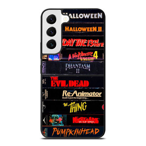 HORROR MOVIES CASSETTE COLLECTION Samsung Galaxy S22 Case Cover HORROR MOVIES CASSETTE COLLECTION Samsung Galaxy S22 Case Cover
