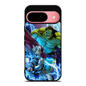 THOR VS HULK MARVEL CARTOON Google Pixel 9 Case Cover THOR VS HULK MARVEL CARTOON Google Pixel 9 Case Cover
