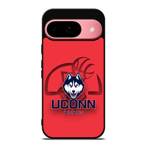 UCONN HUSKIES BASKETBALL LOGO Google Pixel 9 Case Cover UCONN HUSKIES BASKETBALL LOGO Google Pixel 9 Case Cover