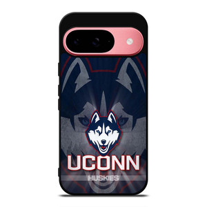 UCONN HUSKIES BASKETBALL METAL LOGO Google Pixel 9 Case Cover UCONN HUSKIES BASKETBALL METAL LOGO Google Pixel 9 Case Cover