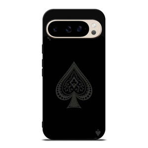 ACE OF SPADES ALL BLACK ICON Google Pixel 9 Pro Case Cover ACE OF SPADES ALL BLACK ICON Google Pixel 9 Pro Case Cover