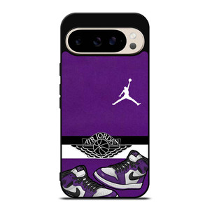 AIR JORDAN PURPLE LOGO Google Pixel 9 Pro Case Cover AIR JORDAN PURPLE LOGO Google Pixel 9 Pro Case Cover