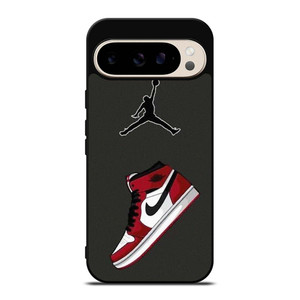 AIR JORDAN RED HIGH LOGO Google Pixel 9 Pro Case Cover AIR JORDAN RED HIGH LOGO Google Pixel 9 Pro Case Cover