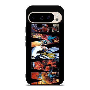 ALL MARVEL CAST LOGO Google Pixel 9 Pro Case Cover ALL MARVEL CAST LOGO Google Pixel 9 Pro Case Cover