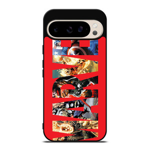 ALL MARVEL SUPERHERO LOGO Google Pixel 9 Pro Case Cover ALL MARVEL SUPERHERO LOGO Google Pixel 9 Pro Case Cover