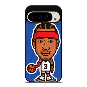ALLEN IVERSON PHILADELPHIA SIXERS CARTOON Google Pixel 9 Pro Case Cover ALLEN IVERSON PHILADELPHIA SIXERS CARTOON Google Pixel 9 Pro Case Cover