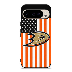 ANAHEIM DUCKS USA FLAG Google Pixel 9 Pro Case Cover ANAHEIM DUCKS USA FLAG Google Pixel 9 Pro Case Cover