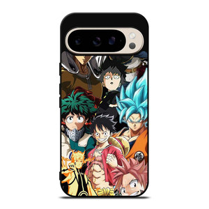 ANIME CARTOON CROSSOVER Google Pixel 9 Pro Case Cover ANIME CARTOON CROSSOVER Google Pixel 9 Pro Case Cover
