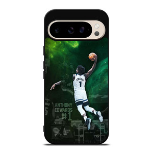 ANTHONY EDWARDS MINNESOTA TIMBERWOLVES NBA DUNK Google Pixel 9 Pro Case Cover ANTHONY EDWARDS MINNESOTA TIMBERWOLVES NBA DUNK Google Pixel 9 Pro Case Cover