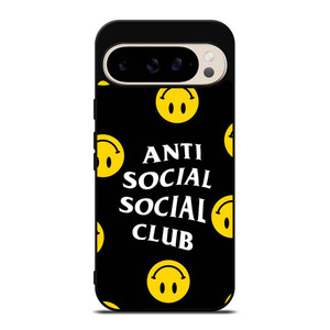 ANTI SOCIAL SOCIAL CLUB SMILEY FACE Google Pixel 9 Pro Case Cover ANTI SOCIAL SOCIAL CLUB SMILEY FACE Google Pixel 9 Pro Case Cover