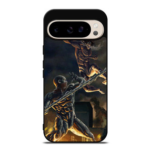 ATTACK ON TITAN VS WARHAMMER TITAN Google Pixel 9 Pro Case Cover ATTACK ON TITAN VS WARHAMMER TITAN Google Pixel 9 Pro Case Cover