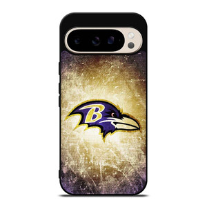 BALTIMORE RAVENS NFL METAL LOGO Google Pixel 9 Pro Case Cover BALTIMORE RAVENS NFL METAL LOGO Google Pixel 9 Pro Case Cover