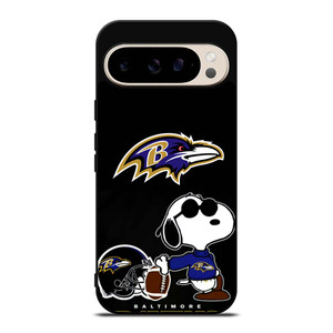 BALTIMORE RAVENS SNOOPY Google Pixel 9 Pro Case Cover BALTIMORE RAVENS SNOOPY Google Pixel 9 Pro Case Cover