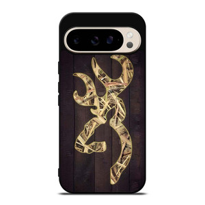 BROWNING WOOD LOGO CAMO LEAF Google Pixel 9 Pro Case Cover BROWNING WOOD LOGO CAMO LEAF Google Pixel 9 Pro Case Cover