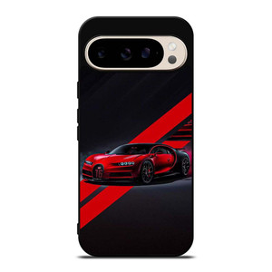 BUGATTI CHIRON RED STRIPE Google Pixel 9 Pro Case Cover BUGATTI CHIRON RED STRIPE Google Pixel 9 Pro Case Cover