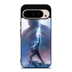 CAPTAIN AMERICA X THOR HAMMER Google Pixel 9 Pro Case Cover CAPTAIN AMERICA X THOR HAMMER Google Pixel 9 Pro Case Cover