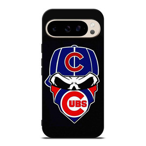 CHICAGO CUBS SKULL Google Pixel 9 Pro Case Cover CHICAGO CUBS SKULL Google Pixel 9 Pro Case Cover