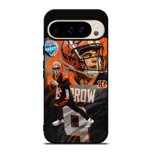 CINCINNATI BENGALS JOE BURROW FOOTBALL Google Pixel 9 Pro Case Cover CINCINNATI BENGALS JOE BURROW FOOTBALL Google Pixel 9 Pro Case Cover