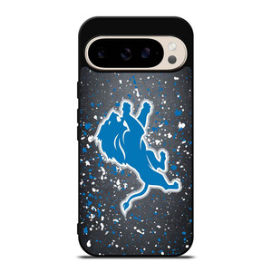 DETROIT LIONS FOOTBALL NFL SPLASHED LOGO Google Pixel 9 Pro Case Cover DETROIT LIONS FOOTBALL NFL SPLASHED LOGO Google Pixel 9 Pro Case Cover