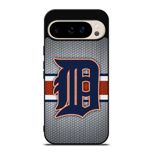 DETROIT TIGERS METAL LOGO Google Pixel 9 Pro Case Cover DETROIT TIGERS METAL LOGO Google Pixel 9 Pro Case Cover